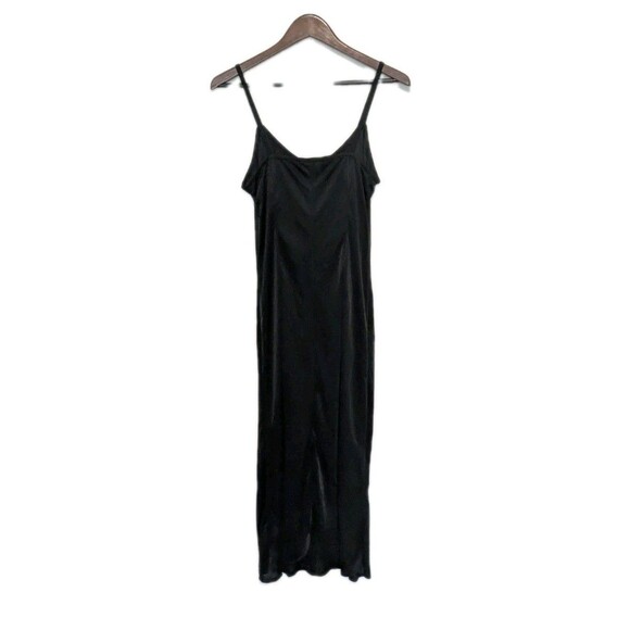Johnny Was Slip Dress Women M Black Maxi Sleeveless Tank Cocktail Long USA - Picture 3 of 8